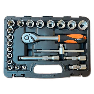 LLAVE DADO KENDO 3/8 DR #90598 JGO. 22 PZAS