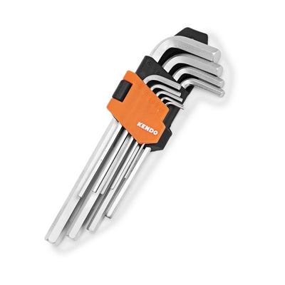 LLAVE ALLEN KENDO CROMADA JGO. 9 PIEZAS # 20732