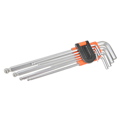 LLAVE ALLEN TACTIX # 206015 1,5 - 10,0 MM 9 PZS. T/BOLA EXTRA LARGA