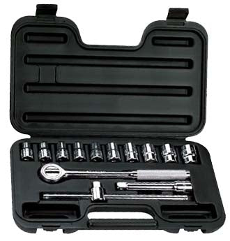 Llave Dado Stanley # 86503 1/2 Dr 3/8"-1" - 14 Pzas. (Of)