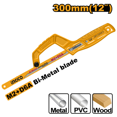 ARCO MINI SIERRA INGCO JUNIOR P/METAL 300 MM # MHHF1504