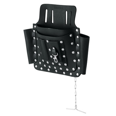 Porta Herram. Cuero 8 Comp. 29X23CM POHE-8CU Truper