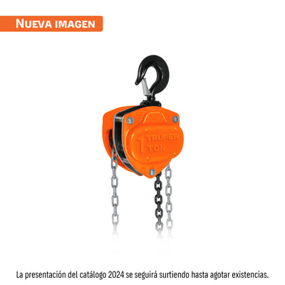 TECLE TRUPER CADENA 1 TON X 3 MTS # POL-1 (POLI-1) (18624)