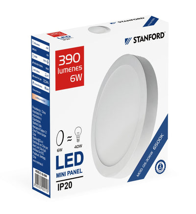 PANEL REDONDO SOBREPUESTO 18W 3000K(90) STANFORD