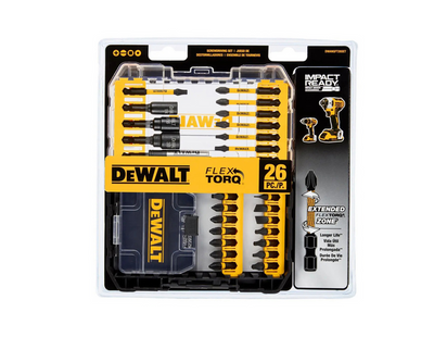 FLEXTORQ SET DE ATORNILLADO 26 PZAS DEWALT