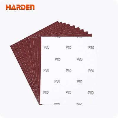 50 Piezas 230x280 mm Grano 120 Lija Tela Óxido de Aluminio Harden