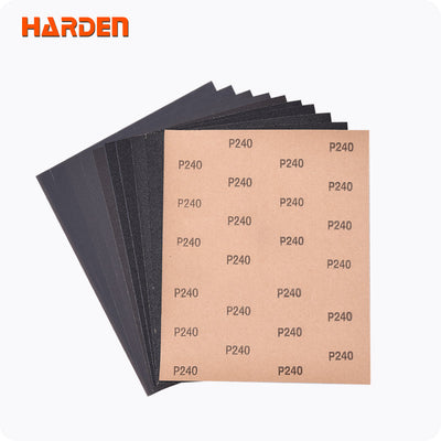 10 Piezas 230x280 mm Lija al Agua Carburo de Silicio Harden