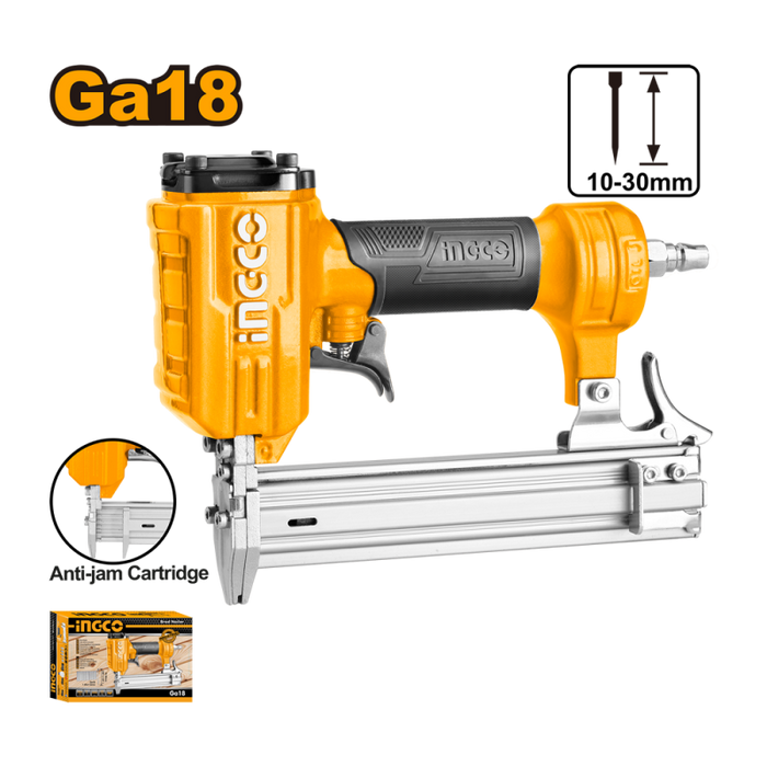CLAVADORA INGCO NEUMATICA 10-30 MM CARGA 100 PZS # ABN10301