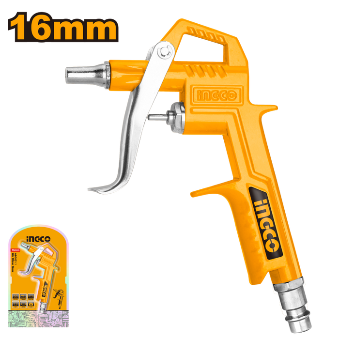 PISTOLA DE AIRE COMPRIMIDO INGCO P/SOPLETEAR 16 MM  # ABG031.1