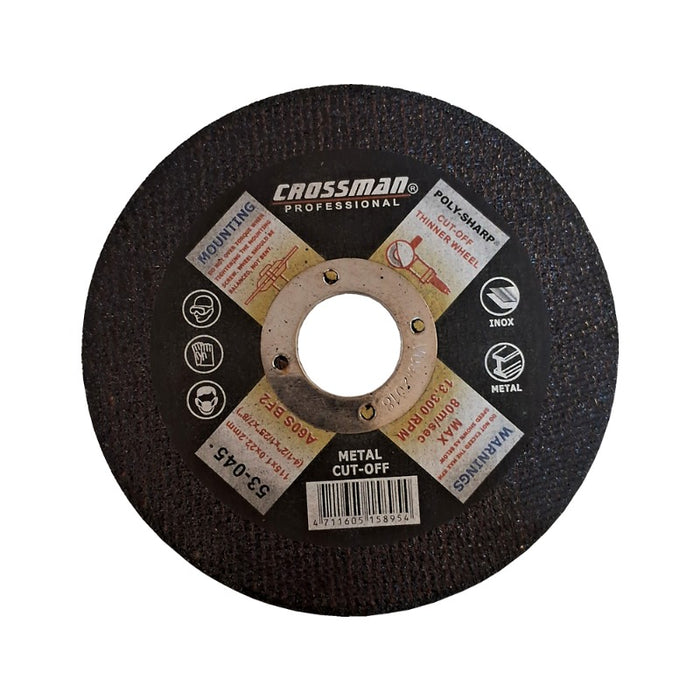 DISCO CORTAR CROSSMAN 115  X 1,0 X 22,2 MM #53-045(OF)