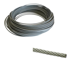 Cable Acero Galv. Aleman 3 Mm S/Pl (200 Metros)