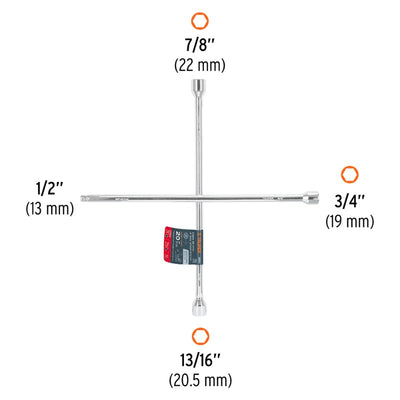 LLAVE DE CRUZ TRUPER 1/2 DR  20 # LLCR-20D  (18024)