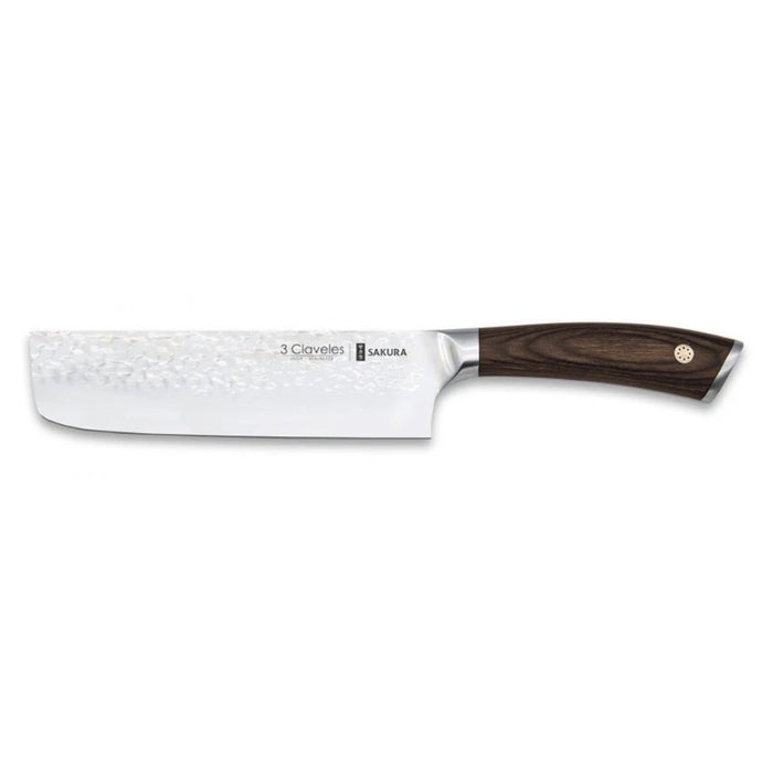 CUCHILLO TRES CLAVELES  #1027 USUBA SAKURA COCINA 17 CMS.