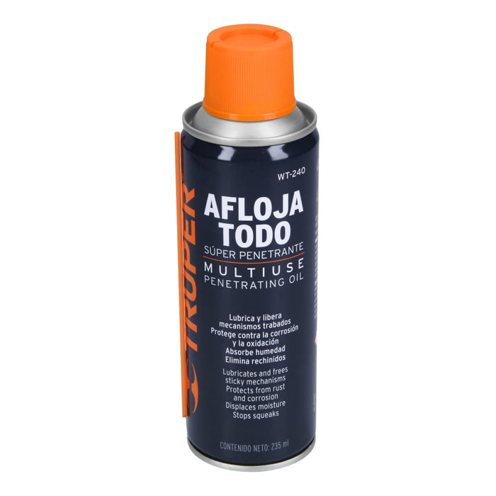 ANTICORROSIVO TRUPER 235ML #WT-240 (WT-400C) (CAJA 12 UNIDADES)  (13469)