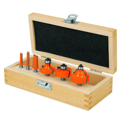 FRESA PARA MADERA TRUPER JGO. 6 PZAS. # JBROU-6  (11359)