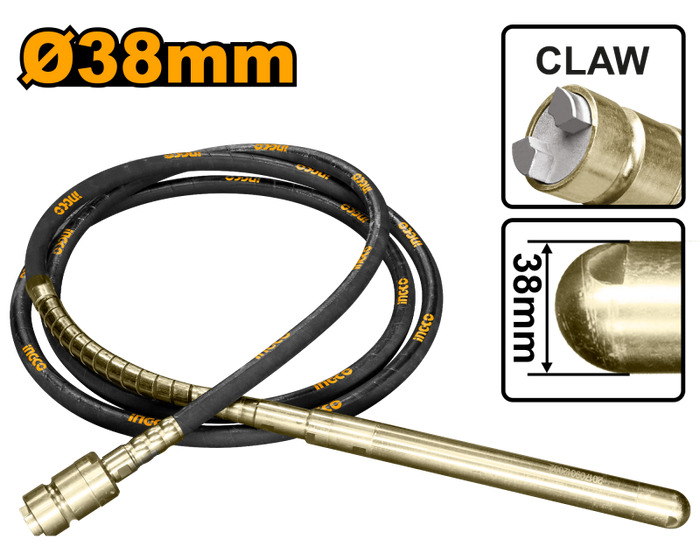 SONDA VIBRADORA INGCO 38 MM LARGO 6 MTS. # VBP1381