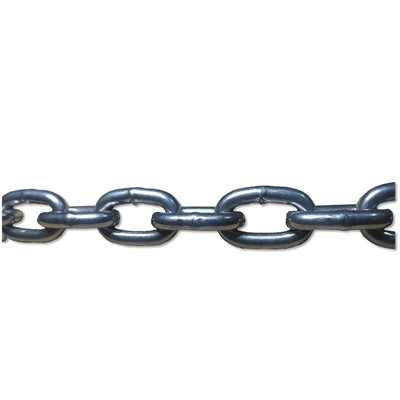 CADENA ACERO PULIDO ESLABON CORTO 11 MM (SACOS DE 9 MTS APROX)