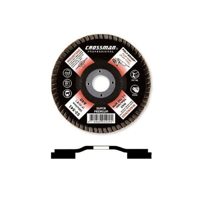 DISCO OXIDO ALUMINIO CROSSMAN 115X22,2 GRANO 100 #52554(OF)