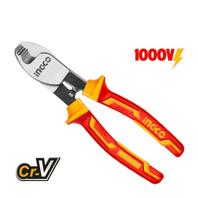 ALICATE INGCO CORTANTE ELECTRICISTA AISLADO 1000V  6 /160 MM # HICCB28160