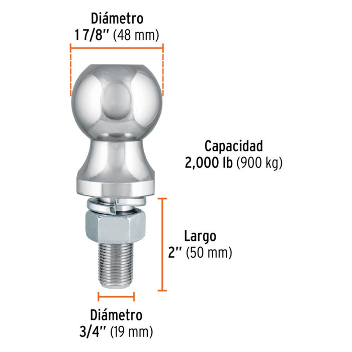 BOLA DE ARRASTRE TRUPER 2000 LB #BOLA-20  (44441)