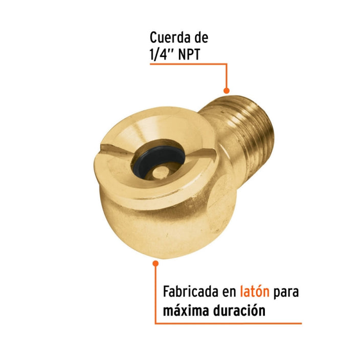 INFLADOR TRUPER CABEZA SENCILLA MACHO # BOCH-MA-1/4  (19087)