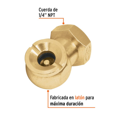 INFLADOR TRUPER CABEZA SENCILLA HEMBRA # BOCH-HEM-1/4  (19088)