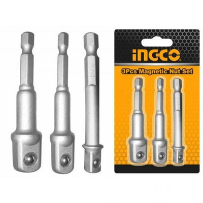 ADAPTADOR INGCO 1/4 DR PARA DADOS JGO 3 PZAS. 1/4 - 3/8 - 1/2  #AMN365A01