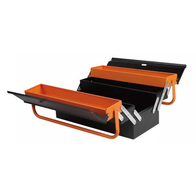 CAJA HERRAMIENTAS KENDO # 90204 METALICA  5 BANDEJAS PLEGABLES