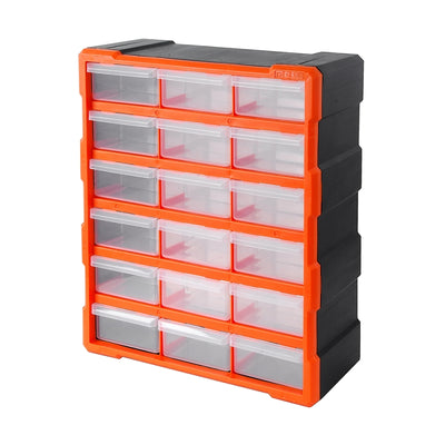 ORGANIZADOR TACTIX #320634  PLAST.- 47,5 x 38,5 x 16,2  CM- 18 CAJAS