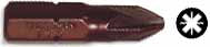 PUNTA CROSSMAN MAGNET. POZIDRIV #0  1/4X25MM # 44-340 (10 UNI.)(OF)