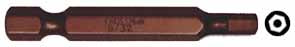 PUNTA CROSSMAN MAGNET. HEX. TAMPER PROOF H-3   1/4X50MM # 44-488 (10 UNI.)(OF)
