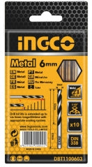 BROCA CIL AR INGCO JGO.10 PZS  6,0 MM  # DBT1100603(OF)