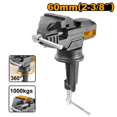 Tornillo Mecanico Ingco 60 Mm Base Giratoria # Hbv082