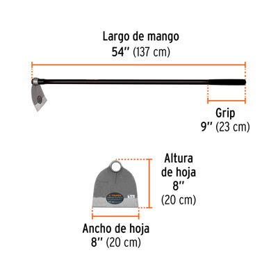 AZADON TRUPER FORJADO # 2 1,7 LBS C/MANGO FIBRA # AL-2M  (10618)