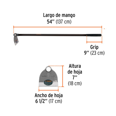 AZADON TRUPER FORJADO # 0 1,5 LBS C/MANGO FIBRA # AL-0M  (10612)