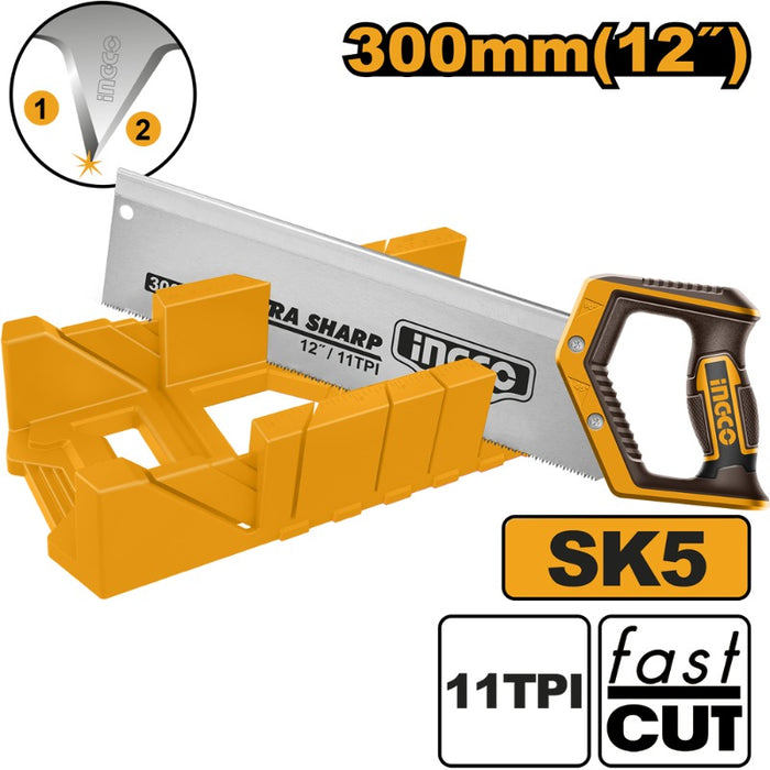 INGLETE INGCO 300MM C/SERRUCHO COSTILLA # HMBSB30062