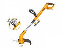 ORILLADORA DE PASTO INGCO EXTENSIBLE INALAMB. 20V S/BAT.S/CARGADOR  #CGTLI20018
