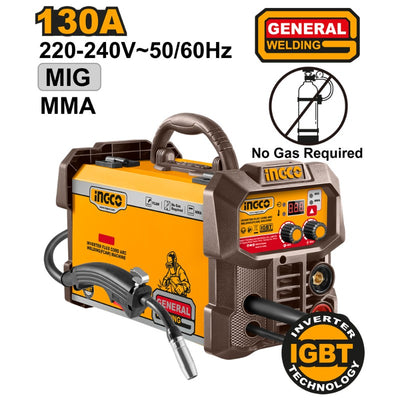 SOLDADORA MIG/MMA INVERTER INGCO 130 AMP  # ING-FC13018