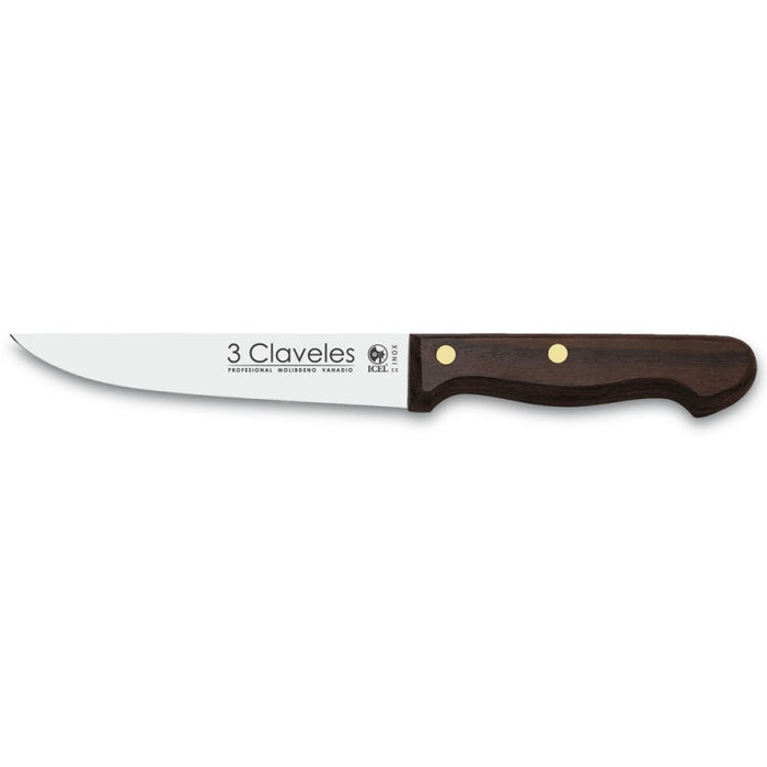 CUCHILLO TRES CLAVELES # 1035 INOX MGO MAD 13,5CM COCINA