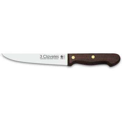 CUCHILLO TRES CLAVELES # 1037 INOX MGO MAD 15,5CM COCINA