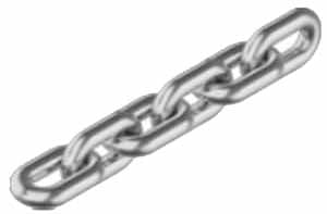 CADENA GALV ESLABON CORTO  6 MM (SACO DE 31 MTS APROX.)