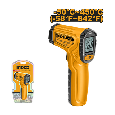TERMOMETRO INFRARROJO DIGITAL INGCO  -50°C/450ºC #HIT0155028