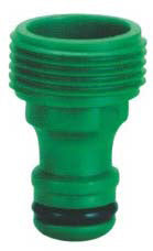 UNION LLAVE HE 3/4  PLASTICA   # HL015