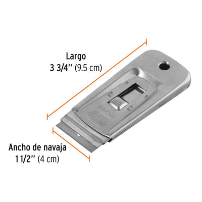 RASPADOR PINTURA TRUPER HOJA 1.1/2 C/5 HOJAS # RASP-3  (101100)