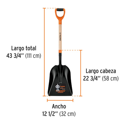 PALA TRUPER CARBONERA M/MADERA PUNO Y #PCAY-P  (17164)