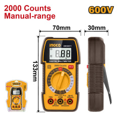 Multitester Ingco Digital Con 2 Pilas Aaa # Dm360011