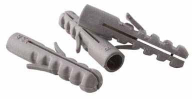 TARUGOS PLASTICOS  S-10 X 1000 PZAS.  (Bolsa de 1000 pzas.)