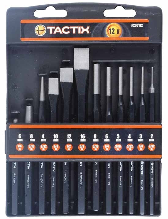 CINCEL Y PUNTO TACTIX # 230112 - JGO. 12 PZAS.
