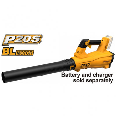 SOPLADOR SIN CARBONES INGCO INALAMB.20V S/BATERIA-S/CARGADOR  # CABLI20428