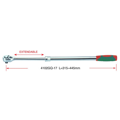 CHICHARRA 1/2 DR EXTENSIBLE/REVERSIBLE HANS C/BLOQUEO  # 4102-17  315-445 MM (OF)